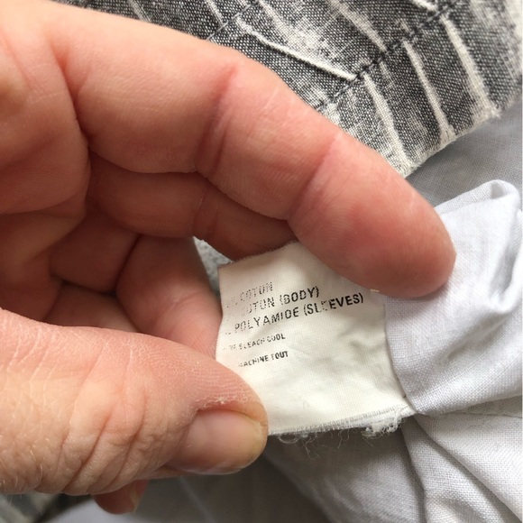 Vtg 80s Acid Wash Grey Denim Bomber Jacket - Picture 13 of 16